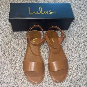 Lulu’s brown sandals 8.5
